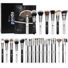 Conjunto de 31 Pincel de Maquiagem DuCare Panda Series com Estojo de Couro