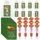 Conjunto de 36 Canetas Multicoloridas 4 em 1 com Tema de Futebol BCVWEG Conjunto de 36 Canetas Multicoloridas 4 em 1 com Tema de Futebol BCVWEG
