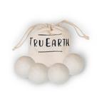 Conjunto de 4 bolas de secagem de lã Tru Earth, 100% lã, antiestática