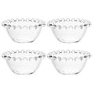 Conjunto de 4 Bowls Pearl de Cristal 70ml - Wolff