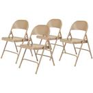 Conjunto de 4 Cadeiras Dobráveis National Public Seating Série 50