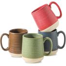 Conjunto de 4 canecas de café Hasense 450 ml, laváveis na máquina de lavar louça