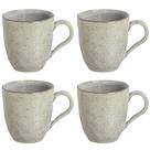 Conjunto de 4 Canecas Orgânico Pistache de Stoneware 273ml - Porto Brasil