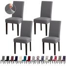 Conjunto de 4 capas de cadeira Fafua Stretch Kitchen para sala de jantar