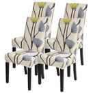 Conjunto de 4 capas para cadeiras de sala de jantar SearchI Stretch Dandelion