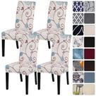 Conjunto de 4 capas para cadeiras de sala de jantar SearChi Stretch Printed