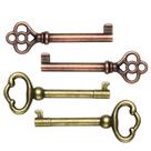 Conjunto de 4 chaves decorativas tipo esqueleto Mzcvriru KY-2AB KY-3AB