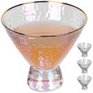 Conjunto de 4 copos de martini sem haste Lysenn Iridescent de 230 ml