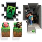 (Conjunto de 4) Decalque de parede JINX LucyM Digging Steve Creeper Pig Cow (Conjunto de 4) Decalque de parede JINX LucyM Digging Steve Creeper Pig Cow