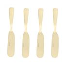 Conjunto De 4 Espátulas De Aço Inox Dourado Wolff