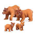Conjunto de 4 Estatuetas de Animais da Terra by Battat - Urso Marrom