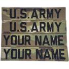 Conjunto de 4 fitas Army Multicam personalizáveis