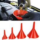 Conjunto De 4 Funis De Plástico Multifuncionais Para Cozinha, Funis Duráveis Para Óleo, Enchimento