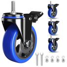 Conjunto de 4 hastes giratórias Caster Wheels WOZESEIK de 3 polegadas
