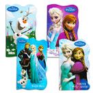 Conjunto de 4 livros de tabuleiro Disney Frozen para bebês e crianças