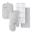 Conjunto de 4 luvas de forno de algodão felpudo KitchenAid, porta-panelas e toalhas de cozinha