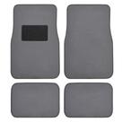 Conjunto de 4 peças de tapetes de carpete BDK Premium Medium Grey para carros