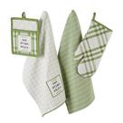 Conjunto de 4 peças Kitchen Collection DII Home Sweet Farmhouse verde