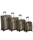 Conjunto de 4 peças Luggage Rockland Impact Softside Spinner Wheel Olive