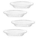 Conjunto De 4 Pratos De Cristal Pearl Wolff Conjunto De 4 Pratos De Cristal Pearl Wolff