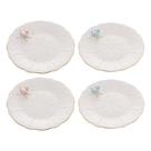 Conjunto de 4 Pratos de Sobremesa Birds de Porcelana 19cm - Wolff Conjunto de 4 Pratos de Sobremesa Birds de Porcelana 19cm - Wolff