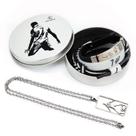 Conjunto de 4 produtos Ronaldo: colar, pulseiras, pulseiras e caixa