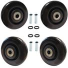 Conjunto de 4 PU Caster Wheels Swagwert de 4 polegadas para trailer e muito mais Conjunto de 4 PU Caster Wheels Swagwert de 4 polegadas para trailer e muito mais
