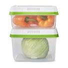 Conjunto de 4 Recipientes Rubbermaid FreshWorks para Armazenamento de Alimentos