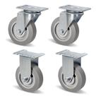 Conjunto de 4 rodízios CW FutureParts de 4 polegadas Heavy Duty 550 kg