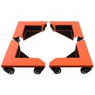 Conjunto de 4 Rodízios para Móveis SPACEKEEPER com Capacidade de Carga de 625 kg