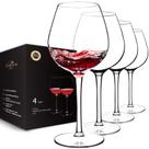 Conjunto de 4 taças de vinho de plástico Crayline de 450 ml sem BPA