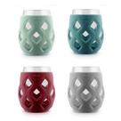 Conjunto de 4 Taças de Vinho Ello Cru 500ml sem Haste com Capa de Silicone