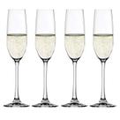 Conjunto de 4 Taças para Champagne em Vidro Cristalino Salute Spiegelau