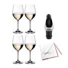 Conjunto de 4 Taças Riedel VINUM Viognier Chardonnay com Dosador