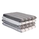 Conjunto de 4 Toalhas de Cozinha LANE LINEN - Algodão 18x28cm - Cinza Conjunto de 4 Toalhas de Cozinha LANE LINEN - Algodão 18x28cm - Cinza