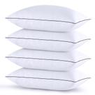 Conjunto de 4 Travesseiros HUXMEYSON Padrão com Enchimento Alternativo de Pluma