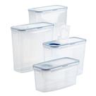 Conjunto de 4 unidades sem BPA para recipientes de armazenamento de alimentos LockNlock Pantry