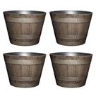 Conjunto de 4 Vasos Classic Home & Garden Barril de Whisky 52 cm