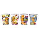 Conjunto de 4 Vidros Garfield Neon 90s Silver Buffalo - 45ml