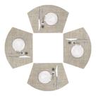 Conjunto de 4 vinis tecidos PLACEMAT SHACOS para mesa de 91 cm