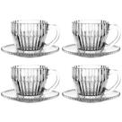 Conjunto de 4 Xícaras de Café Imperatriz de Cristal 110ml - Wolff