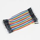 Conjunto de 40 Jumper Dupont Macho-Macho de 10cm para Arduino