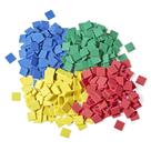 Conjunto de 400 azulejos de espuma quadrada Math Counters hand2mind Conjunto de 400 azulejos de espuma quadrada Math Counters hand2mind