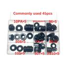 Conjunto De 48 Peças De Vedação De Óleo Para Compressor De Ar Condicionado Automotivo Para FS10