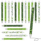 Conjunto de 48 unidades de tinta preta com tema de caneta esferográfica Jetec Pickle