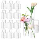 Conjunto de 48 Vasos Cilíndricos de Vidro Fixwal 10-25 cm de Altura