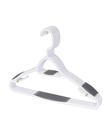Conjunto de 5 cabides antiderrapantes de luxo Neatfreak branco/cinza