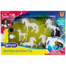 Conjunto de 5 Cavalos Breyer Stablemates Horse Crazy
