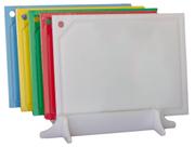 Conjunto de 5 (cinco) tabuas em polietileno - coloridas - 33 x 25