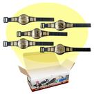Conjunto de 5 cintos de campeonato de luta livre para bonecos de ação